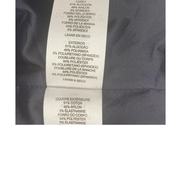 AX Armani exchange navy blue and white pattern Blazer size 4 - Picture 7 of 11